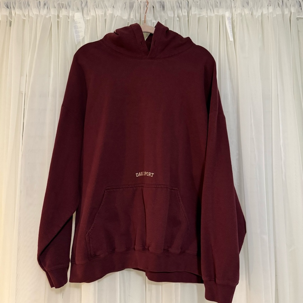 Darc Sport Burgundy Hooded Sweater